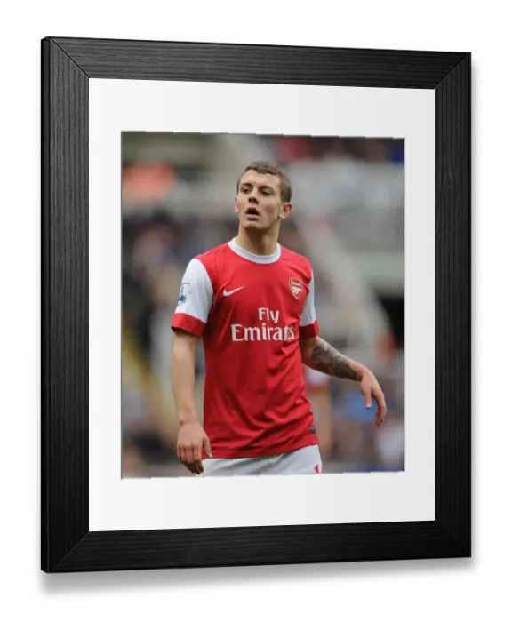Framed Print : Jack Wilshere (Arsenal). Newcastle United 4: 4 Arsenal, Barclays Premier League Framed Print : Jack Wilshere (Arsenal). Newcastle United 4: 4 Arsenal, Barclays Premier League