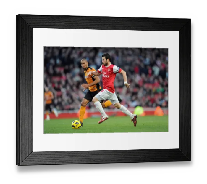 Framed Print : Cesc Fabregas Leads Arsenal to 2-0 Victory over Wolverhampton Wanderers in the Premier League Framed Print : Cesc Fabregas Leads Arsenal to 2-0 Victory over Wolverhampton Wanderers in the Premier League