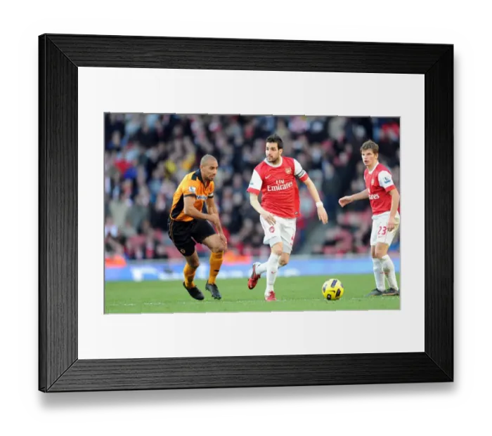 Framed Print : Cesc Fabregas vs. Karl Henry: Arsenal's Victory over Wolverhampton Wanderers (2:0), Barclays Premier League, Emirates Stadium, 12 / 2 / 11 Framed Print : Cesc Fabregas vs. Karl Henry: Arsenal's Victory over Wolverhampton Wanderers (2:0), Barclays Premier League, Emirates Stadium, 12 / 2 / 11
