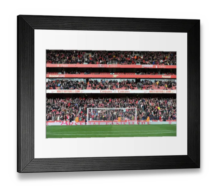 Framed Print : Arsenal's North Bank: 2-0 Win Against Wolverhampton Wanderers in the Barclays Premier League (December 2, 2011) Framed Print : Arsenal's North Bank: 2-0 Win Against Wolverhampton Wanderers in the Barclays Premier League (December 2, 2011)