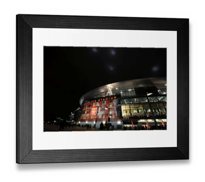 Framed Print : Glowing Emirates: Arsenal's Thrilling 2-1 Battle Against Barcelona in the UEFA Champions League (February 16, 2011) Framed Print : Glowing Emirates: Arsenal's Thrilling 2-1 Battle Against Barcelona in the UEFA Champions League (February 16, 2011)