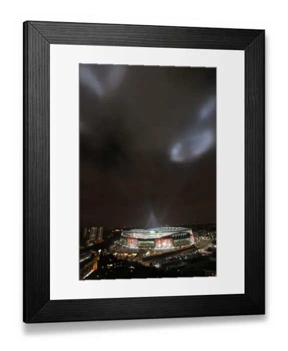 Framed Print : Arsenal's Champions League Glory: 2-1 Over Barcelona at Emirates Stadium Framed Print : Arsenal's Champions League Glory: 2-1 Over Barcelona at Emirates Stadium