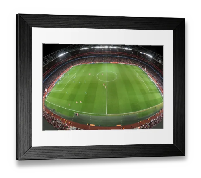 Framed Print : Arsenal's Champions League Victory: 2-1 Over Barcelona at Emirates Stadium Framed Print : Arsenal's Champions League Victory: 2-1 Over Barcelona at Emirates Stadium
