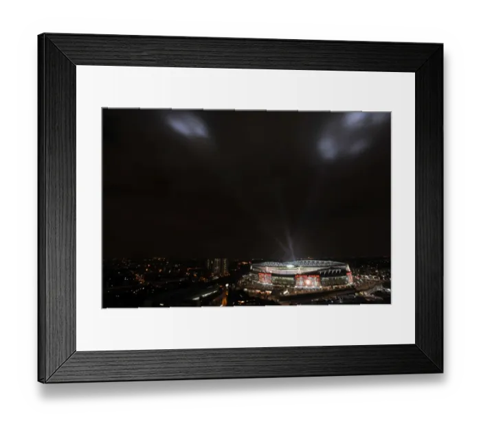 Framed Print : Arsenal's Champions League Triumph: 2-1 Over Barcelona at Emirates Stadium Framed Print : Arsenal's Champions League Triumph: 2-1 Over Barcelona at Emirates Stadium