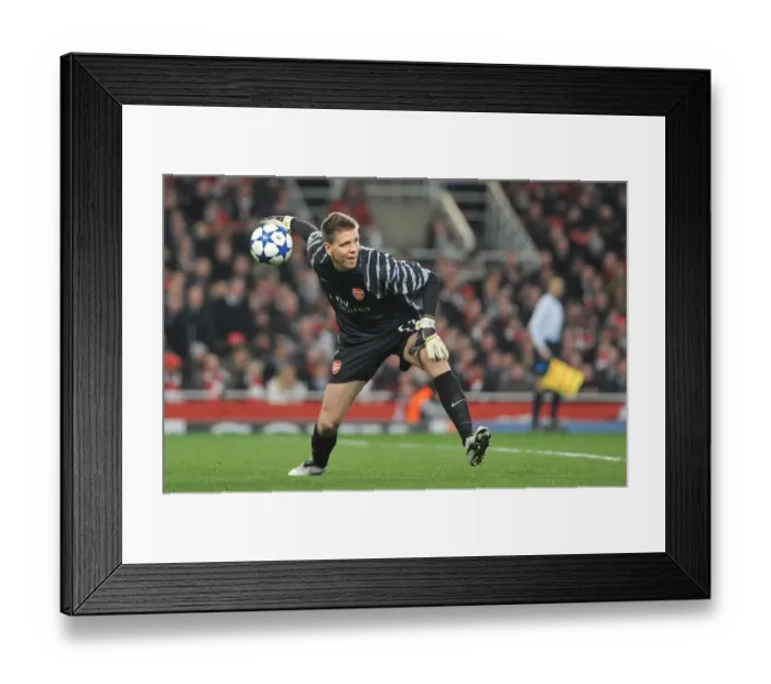 Framed Print : Arsenal's Wojciech Szczesny Shocks Barcelona in UEFA Champions League: Arsenal 2 - 1 Framed Print : Arsenal's Wojciech Szczesny Shocks Barcelona in UEFA Champions League: Arsenal 2 - 1