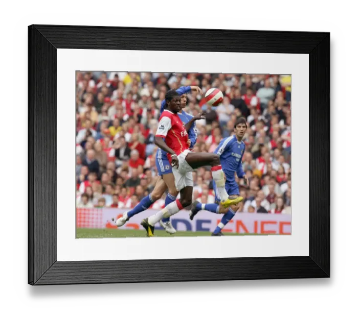 Framed Print : The Unforgettable Clash: Adebayor vs. Boulahrouz - Arsenal vs. Chelsea's Intense 1:1 Battle, FA Premiership, Emirates Stadium, 2007 Framed Print : The Unforgettable Clash: Adebayor vs. Boulahrouz - Arsenal vs. Chelsea's Intense 1:1 Battle, FA Premiership, Emirates Stadium, 2007