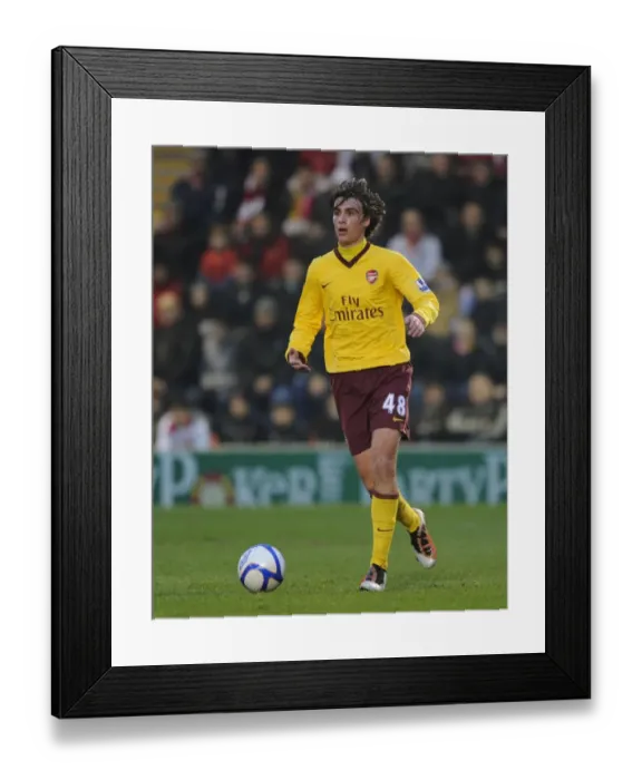 Framed Print : FA Cup Showdown: Arsenal vs. Leyton Orient - A Battle of Wits: Ignasi Miquel's Stalemate