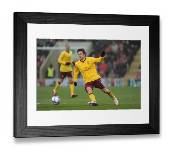 Framed Print : Tomas Rosicky's FA Cup Battle: Arsenal vs Leyton Orient at Matchroom Stadium (2011) Framed Print : Tomas Rosicky's FA Cup Battle: Arsenal vs Leyton Orient at Matchroom Stadium (2011)