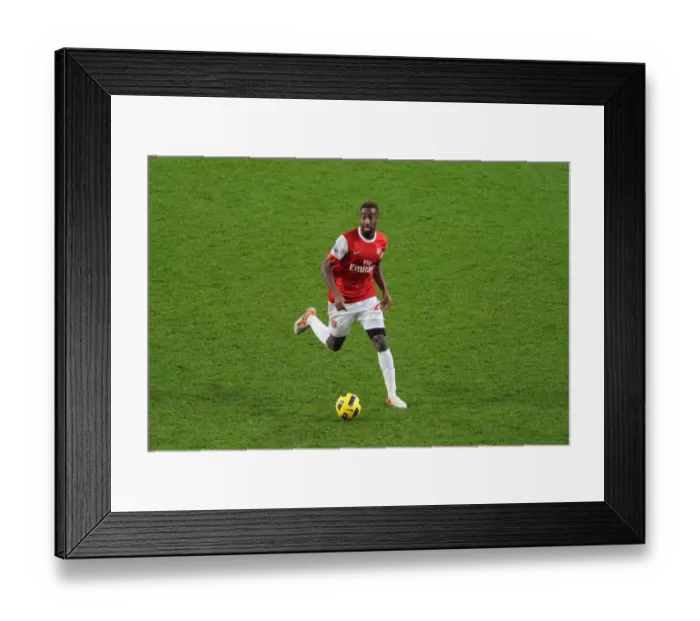 Framed Print : Johan Djourou (Arsenal). Arsenal 1: 0 Stoke City. Barclays Premier League Framed Print : Johan Djourou (Arsenal). Arsenal 1: 0 Stoke City. Barclays Premier League