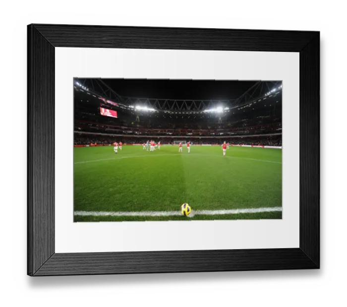 Framed Print : Arsenal 1:0 Stoke City at Emirates Stadium, Barclays Premier League