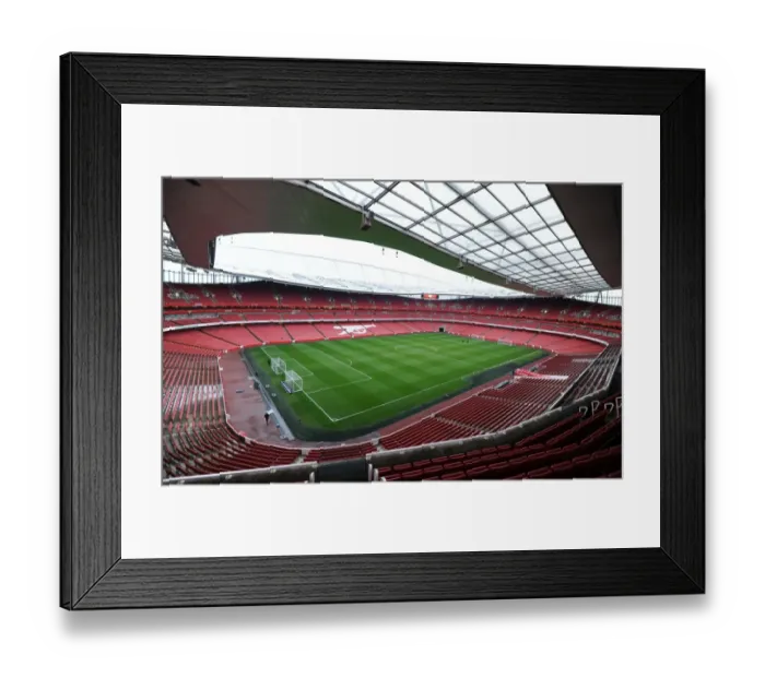 Framed Print : Arsenal Victory: Emirates Stadium - Arsenal 1:0 Stoke City, Barclays Premier League (February 23, 2011)