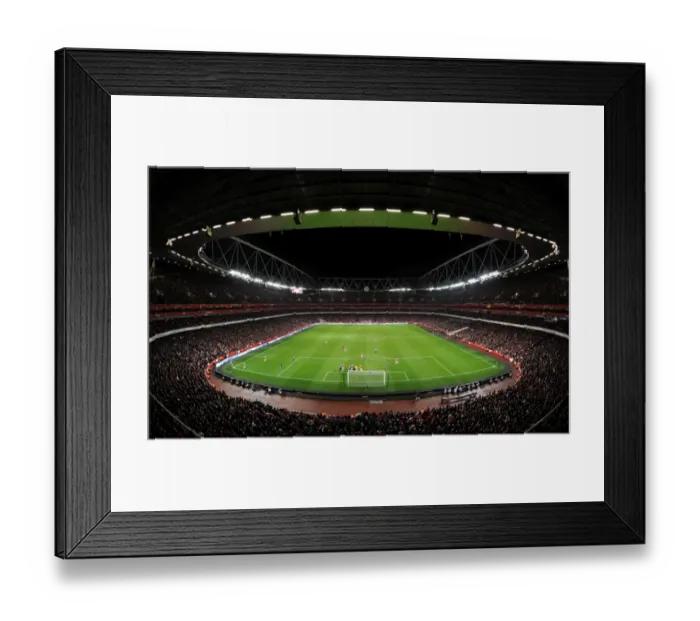 Framed Print : Arsenal Victory: 1-0 Stoke City at Emirates Stadium, Barclays Premier League (2011)