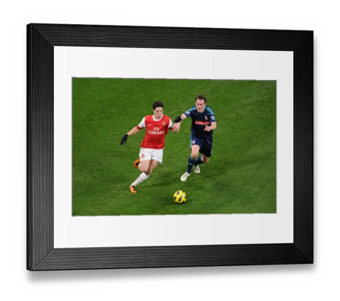 Framed Print : Samir Nasri's Winning Goal: Arsenal's 1-0 Victory Over Stoke City, 23 / 2 / 11