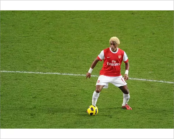 Alex Song (Arsenal). Arsenal 1: 0 Stoke City. Barclays Premier League. Emirates Stadium