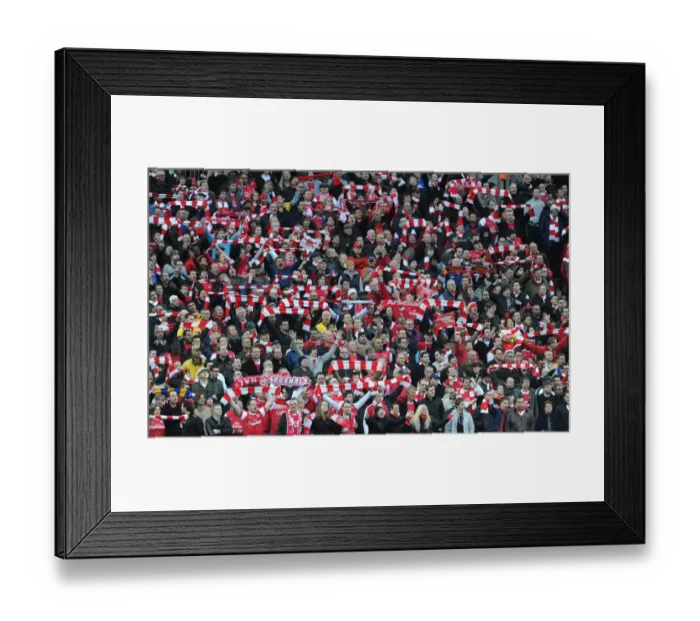Framed Print : Agonizing Defeat: Arsenal Fans at Wembley Stadium after Carling Cup Final Loss to Birmingham City (27 / 2 / 2011) Framed Print : Agonizing Defeat: Arsenal Fans at Wembley Stadium after Carling Cup Final Loss to Birmingham City (27 / 2 / 2011)
