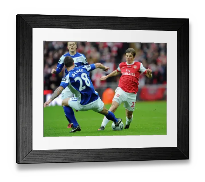 Framed Print : Andrey Arshavin (Arsenal) Martin Jiranek (Birmingham). Arsenal 1: 2 Birmingham City Framed Print : Andrey Arshavin (Arsenal) Martin Jiranek (Birmingham). Arsenal 1: 2 Birmingham City