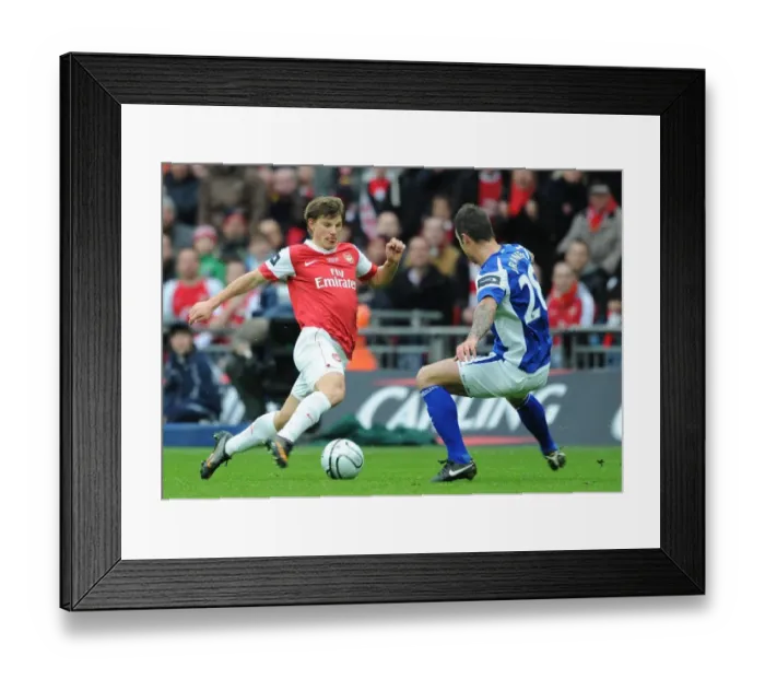 Framed Print : Andrey Arshavin (Arsenal) Nikola Jiranek (Birmingham). Arsenal 1: 2 Birmingham City Framed Print : Andrey Arshavin (Arsenal) Nikola Jiranek (Birmingham). Arsenal 1: 2 Birmingham City