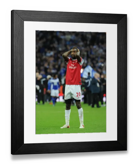Framed Print : Dejected Arsenal defender Johan Djourou. Arsenal 1: 2 Birmingham City, Carling Cup Final Framed Print : Dejected Arsenal defender Johan Djourou. Arsenal 1: 2 Birmingham City, Carling Cup Final