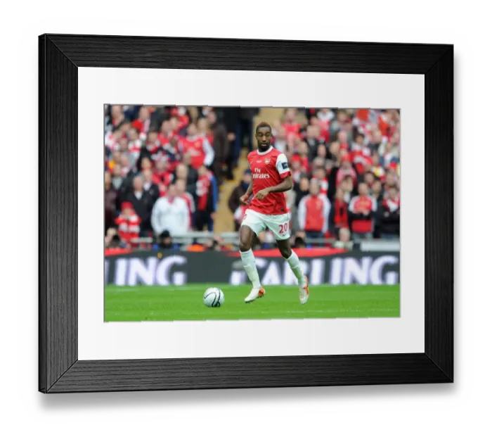 Framed Print : Johan Djourou in Action: Arsenal's Defeat at Carling Cup Final vs Birmingham City (27 / 2 / 11) Framed Print : Johan Djourou in Action: Arsenal's Defeat at Carling Cup Final vs Birmingham City (27 / 2 / 11)