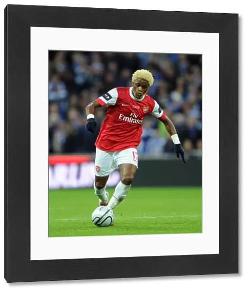 Alex Song (Arsenal). Arsenal 1: 2 Birmingham City. Carling Cup Final. Wembley Stadium
