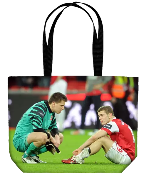 Dejected Duo: Szczesny and Wilshere After Arsenal's Carling Cup Final Defeat