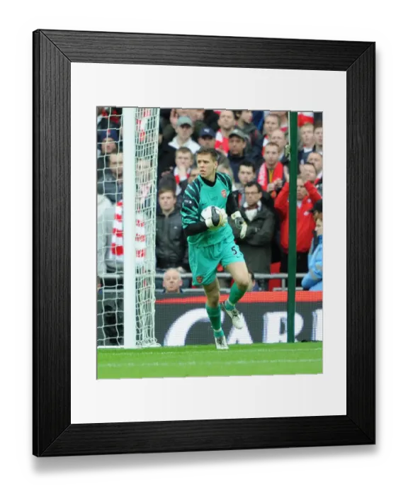 Framed Print : Wojciech Szczesny (Arsenal). Arsenal 1: 2 Birmingham City. Carling Cup Final