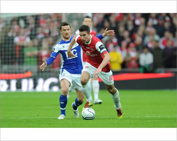 Robin van Persie (Arsenal) Barry Ferguson (Birmingham). Arsenal 1: 2 Birmingham City
