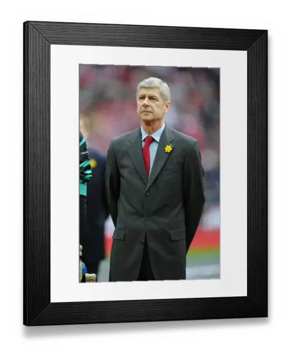 Framed Print : Arsenal manager Arsene Wenger. Arsenal 1: 2 Birmingham City, Carling Cup Final Framed Print : Arsenal manager Arsene Wenger. Arsenal 1: 2 Birmingham City, Carling Cup Final