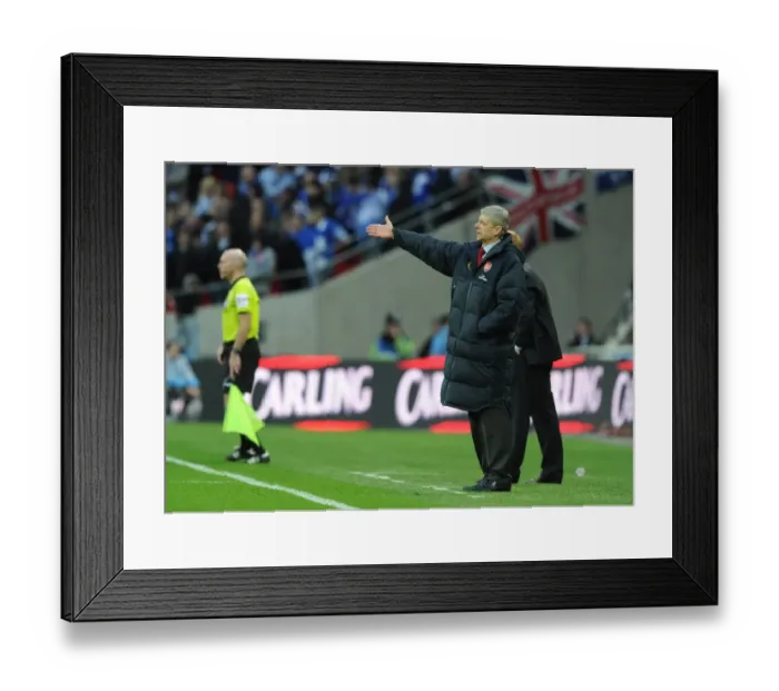 Framed Print : Arsene Wenger at the Carling Cup Final: Arsenal 1:2 Birmingham City Framed Print : Arsene Wenger at the Carling Cup Final: Arsenal 1:2 Birmingham City
