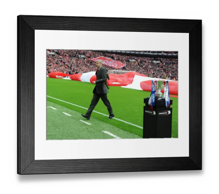 Framed Print : Arsene Wenger's Disappointment: Heartbreaking Carling Cup Final Defeat to Birmingham City (February 27, 2011) Framed Print : Arsene Wenger's Disappointment: Heartbreaking Carling Cup Final Defeat to Birmingham City (February 27, 2011)