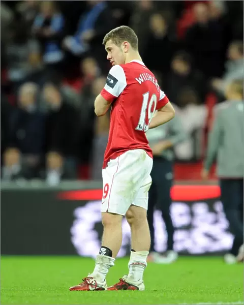 Jack Wilshere (Arsenal) is dejected at the final whistle. Arsenal 1: 2 Birmingham City