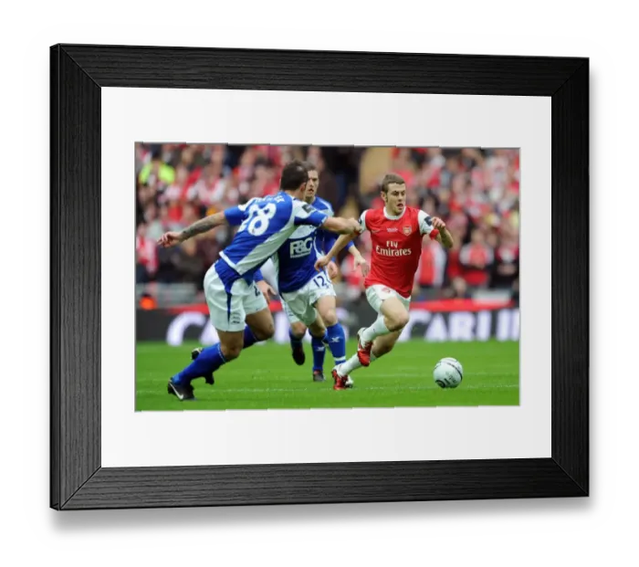 Framed Print : Jack Wilshere (Arsenal) Martin Jiranek (Birmingham). Arsenal 1: 2 Birmingham City Framed Print : Jack Wilshere (Arsenal) Martin Jiranek (Birmingham). Arsenal 1: 2 Birmingham City