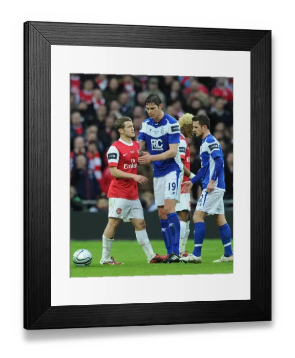 Framed Print : Jack Wilshere (Arsenal) Nikola Zigic and Barry Ferguson (Birmingham). Arsenal 1 Framed Print : Jack Wilshere (Arsenal) Nikola Zigic and Barry Ferguson (Birmingham). Arsenal 1
