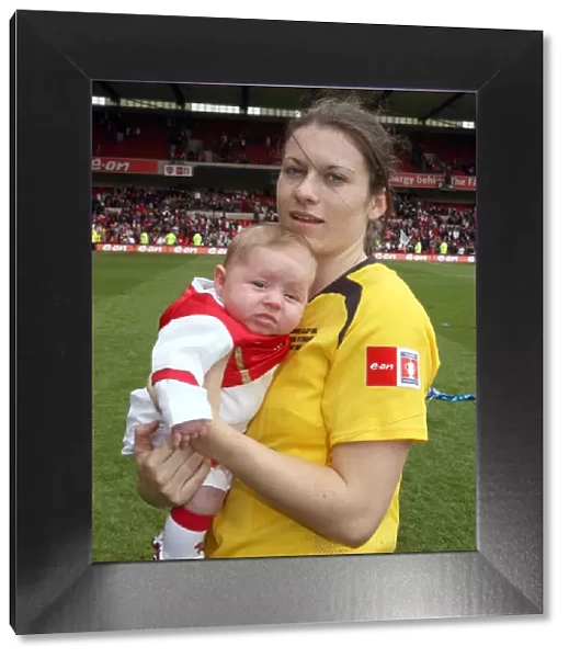 Karen Carney (Arsenal) and her nephew