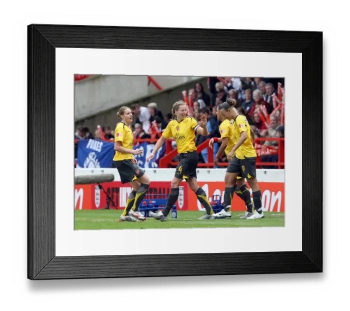 Framed Print : Arsenal Ladies Triumph: Jayne Ludlow's Brace Leads to FA Cup Final Victory over Charlton Athletic (2007) Framed Print : Arsenal Ladies Triumph: Jayne Ludlow's Brace Leads to FA Cup Final Victory over Charlton Athletic (2007)