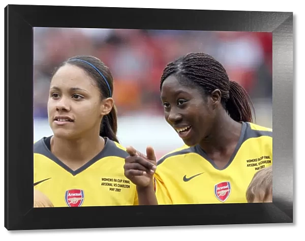 Alex Scott and Anita Asante (Arsenal)