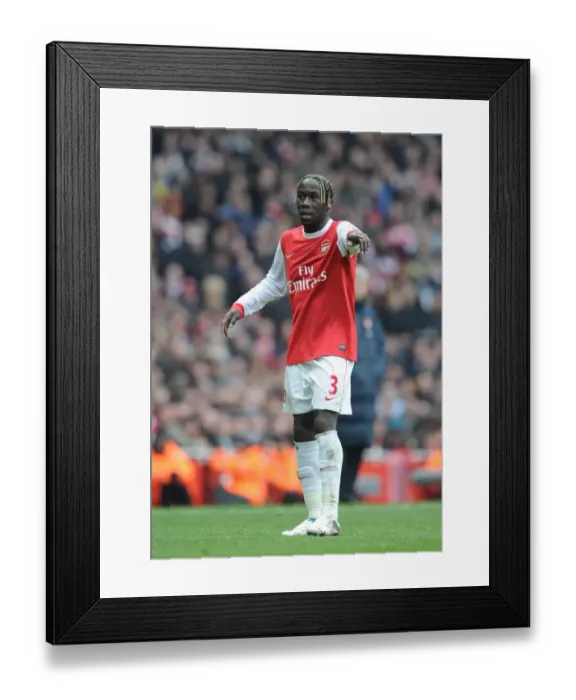 Framed Print : Arsenal's Bacary Sagna in Action at the Emirates Stadium during the 0-0 Draw against Sunderland, Barclays Premier League, 2011 Framed Print : Arsenal's Bacary Sagna in Action at the Emirates Stadium during the 0-0 Draw against Sunderland, Barclays Premier League, 2011