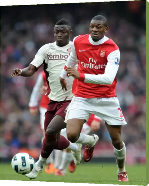 Abou Diaby (Arsenal) Sulley Muntari (Sunderland). Arsenal 0: 0 Sunderland