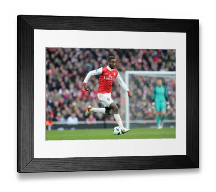 Framed Print : Johan Djourou (Arsenal). Arsenal 0: 0 Sunderland. Barclays Premier League