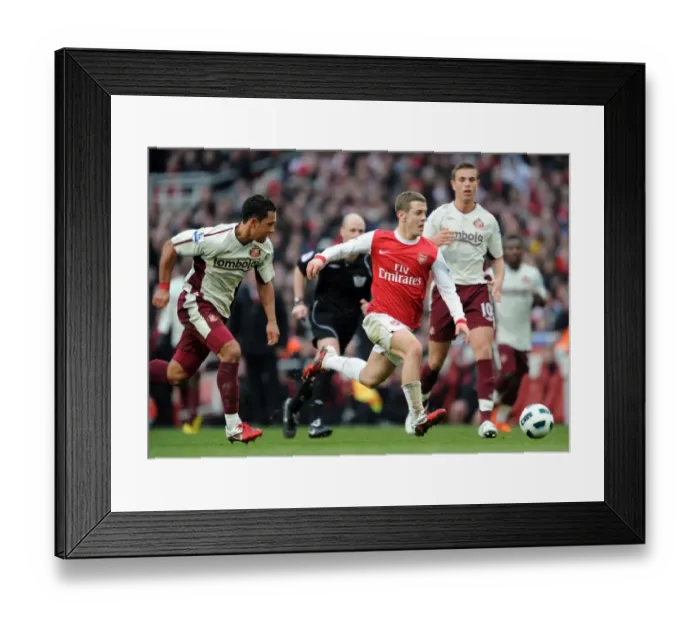 Framed Print : Jack Wilshere (Arsenal) Kieran Richardson (Sunderland). Arsenal 0: 0 Sunderland Framed Print : Jack Wilshere (Arsenal) Kieran Richardson (Sunderland). Arsenal 0: 0 Sunderland