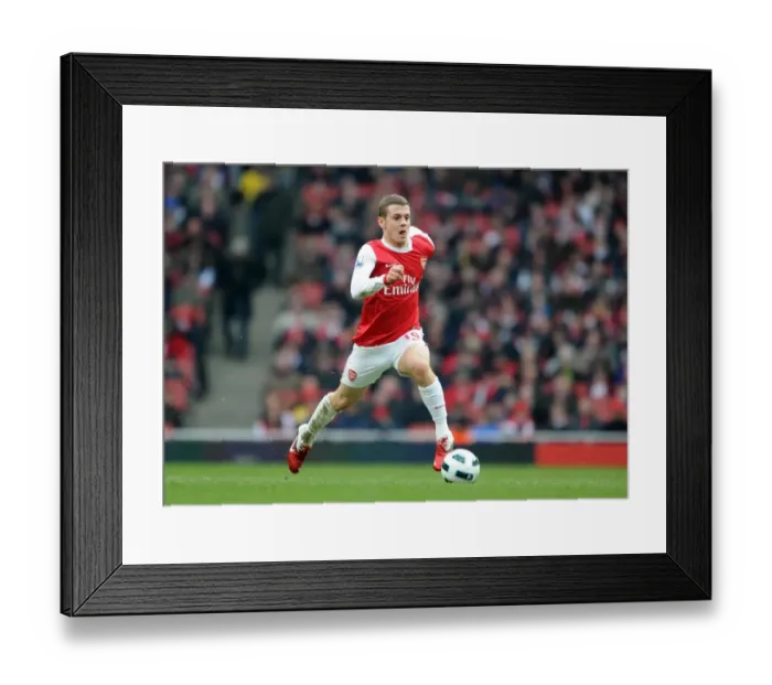 Framed Print : Jack Wilshere at Arsenal's Emirates Stadium during the 0-0 draw against Sunderland in the Barclays Premier League, 2011 Framed Print : Jack Wilshere at Arsenal's Emirates Stadium during the 0-0 draw against Sunderland in the Barclays Premier League, 2011