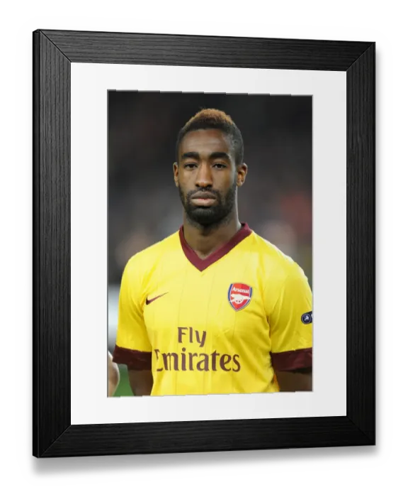 Framed Print : Johan Djourou (Arsenal). Barcelona 3: 1 Arsenal. UEFA Champions League. Last 16, 2nd leg Framed Print : Johan Djourou (Arsenal). Barcelona 3: 1 Arsenal. UEFA Champions League. Last 16, 2nd leg