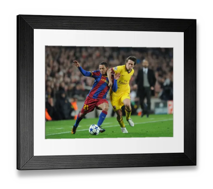 Framed Print : Barcelona's Triumph over Arsenal: Rosicky vs Adriano in the 2011 UEFA Champions League (3-1) Framed Print : Barcelona's Triumph over Arsenal: Rosicky vs Adriano in the 2011 UEFA Champions League (3-1)