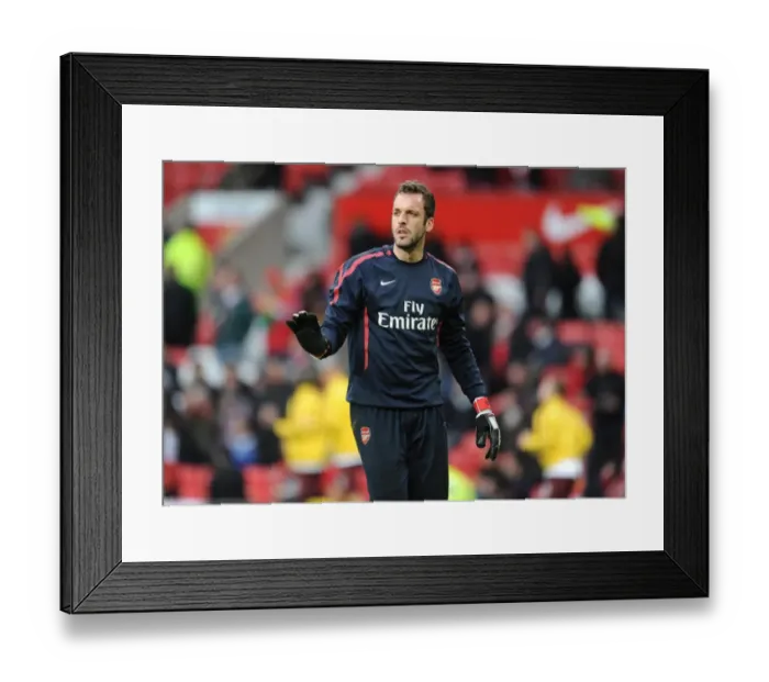 Framed Print : Manuel Almunia's Disappointing Performance: Manchester United vs. Arsenal, FA Cup Sixth Round (2:0) Framed Print : Manuel Almunia's Disappointing Performance: Manchester United vs. Arsenal, FA Cup Sixth Round (2:0)