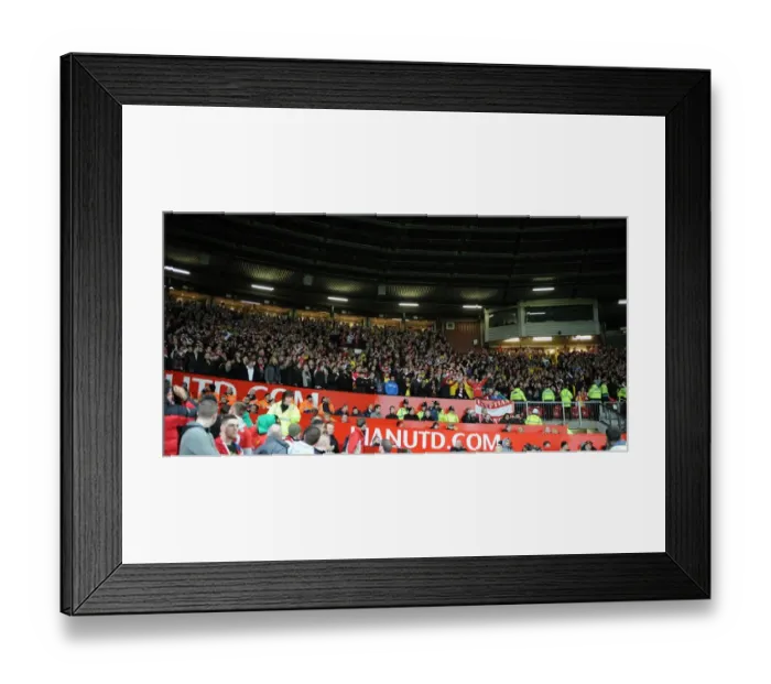 Framed Print : Arsenal Fans Determination Amid Manchester United's 2-0 FA Cup Victory at Old Trafford (2010) Framed Print : Arsenal Fans Determination Amid Manchester United's 2-0 FA Cup Victory at Old Trafford (2010)
