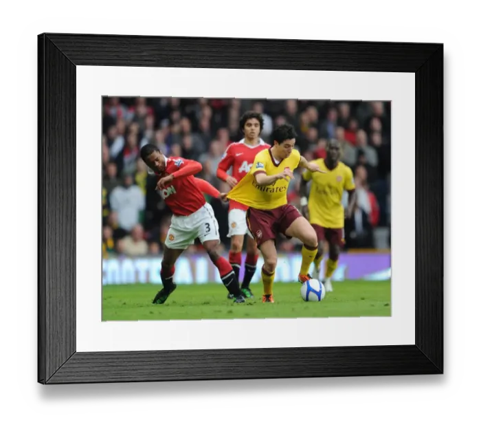 Framed Print : Nasri vs Evra: Manchester United's FA Cup Victory Over Arsenal (2:0)