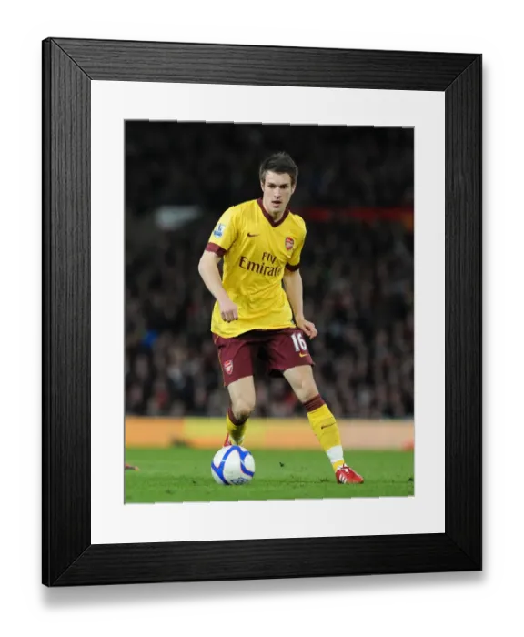 Framed Print : Aaron Ramsey (Arsenal). Manchester United 2: 0 Arsenal, FA Cup Sixth Round Framed Print : Aaron Ramsey (Arsenal). Manchester United 2: 0 Arsenal, FA Cup Sixth Round
