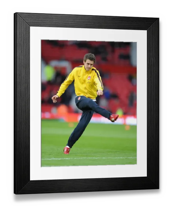 Framed Print : Determined Ramsey: Manchester United's FA Cup Victory over Arsenal (2010) Framed Print : Determined Ramsey: Manchester United's FA Cup Victory over Arsenal (2010)