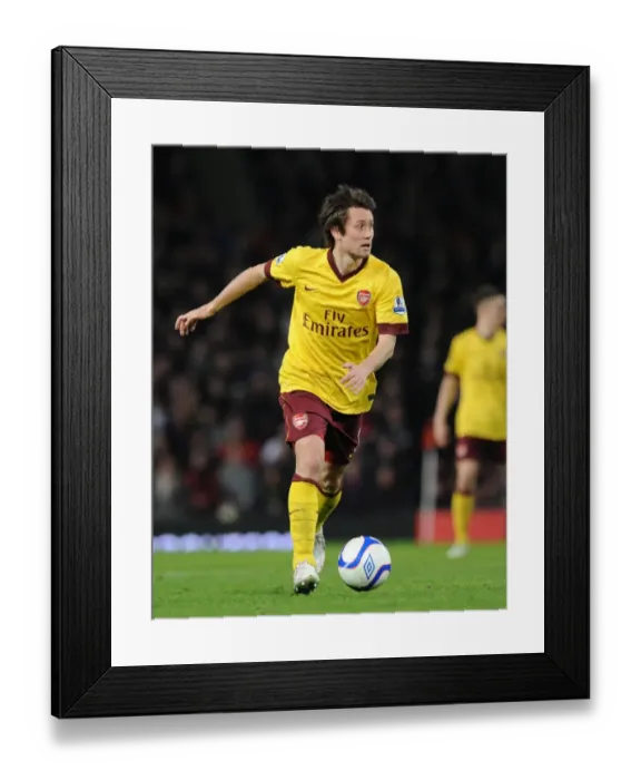 Framed Print : Tomas Rosicky (Arsenal). Manchester United 2: 0 Arsenal, FA Cup Sixth Round Framed Print : Tomas Rosicky (Arsenal). Manchester United 2: 0 Arsenal, FA Cup Sixth Round