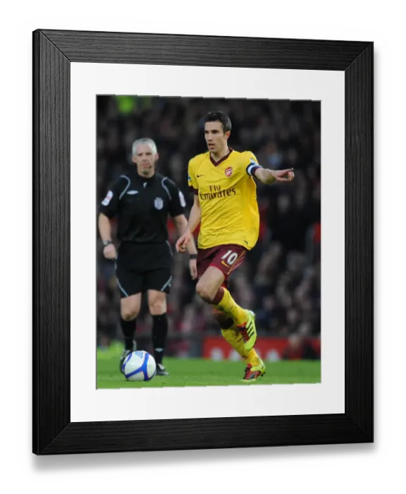 Framed Print : Robin van Persie's Heartbreak at Old Trafford: FA Cup Sixth Round, Manchester United 2:0 Arsenal Framed Print : Robin van Persie's Heartbreak at Old Trafford: FA Cup Sixth Round, Manchester United 2:0 Arsenal